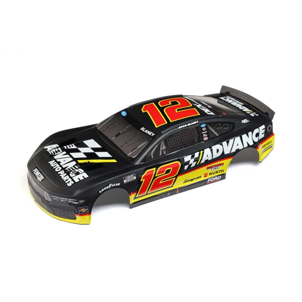 Losi LOS-2791 Ryan Blaney #12 Advance Auto 2025 Body for 1/12 NASCAR GROM