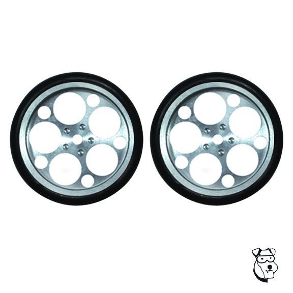 MID AMERICA GAMBO .800" TALL FRONTS -SILVER (PAIR) 2740