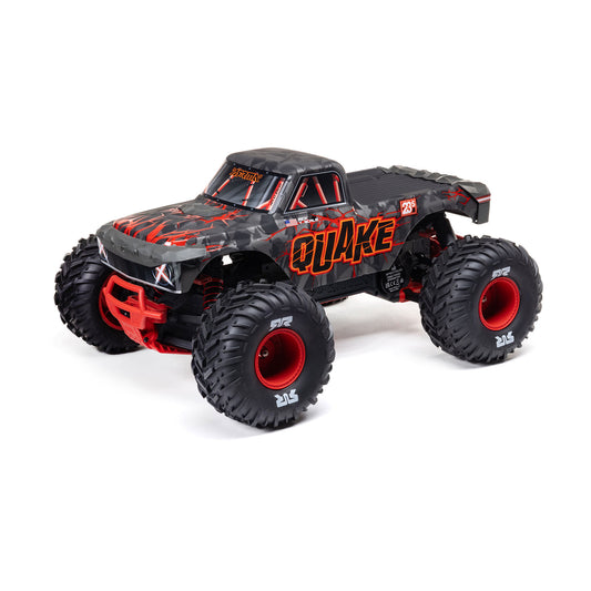 1/10 QUAKE 223S 2WD RTR Brushless Monster Truck, Red