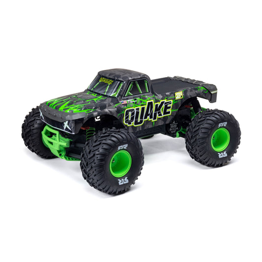 1/10 QUAKE 223S 2WD RTR Brushless Monster Truck, Green
