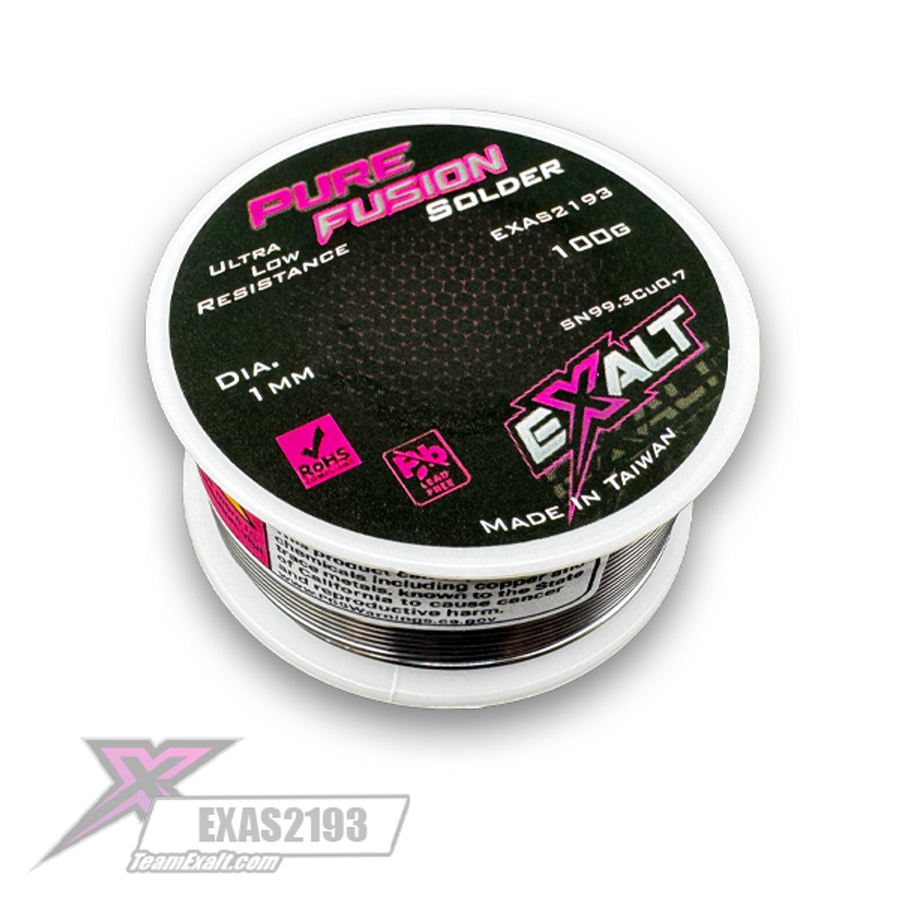 Exalt PureFusion Ultra-Low "IR" Solder 100g Roll (EXAS2193)
