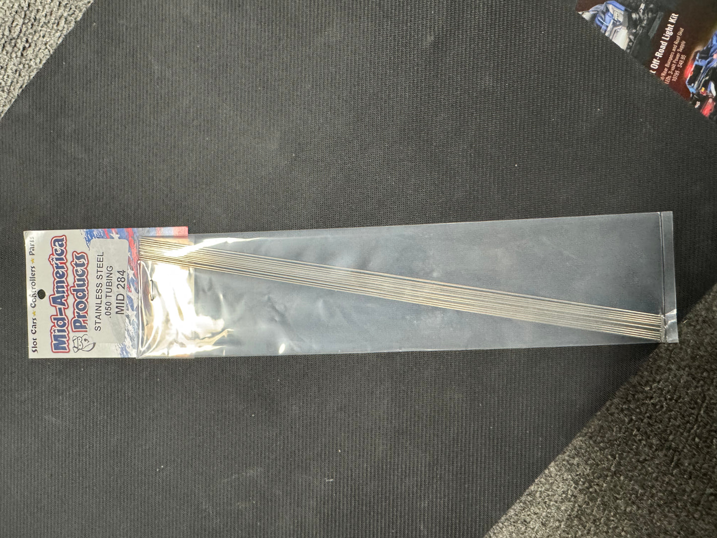 MID 284 MID AMERICA STAINLESS TUBING .050" OD x 12" Long (10 Pcs)