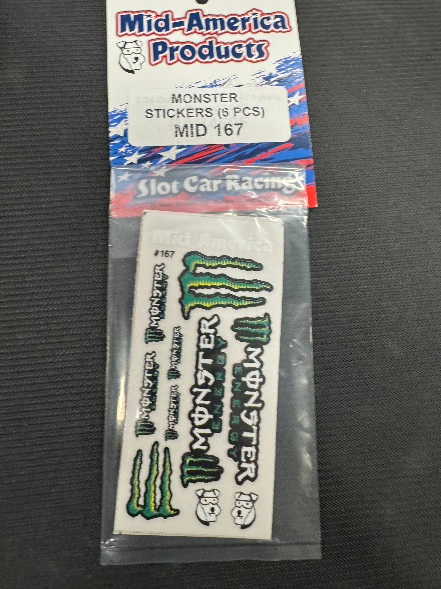 MID 167 1/24 MONSTER Body Detail Decals - 6 Misc Sheets