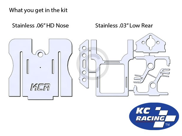 The KC Racing Team Drag Racing Chassis Kit - KCR-2SS (HD)