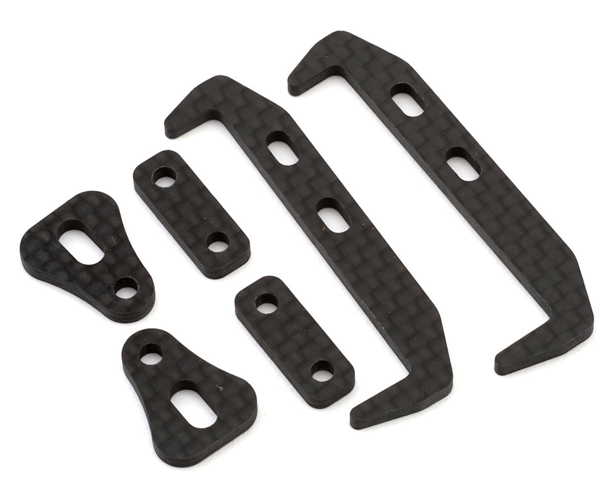 Team Associated RC10TC8 Factory Team Carbon Fiber Battery Mount Set