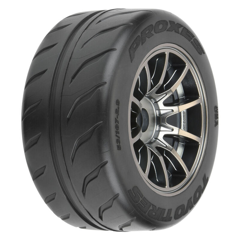 PRO-LINE 1/7 Toyo Proxes R888R S3 F/R 42/100 2.9" BELTED MTD 17mm Spectre (2) PRO10199-11