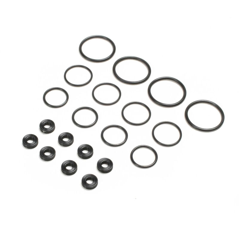 TLR SEAL Set, X-Rings, G3 3mm V2 (4 shocks) TLR233060