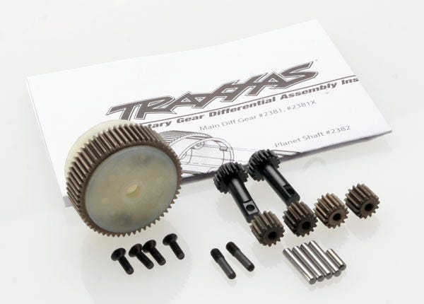 TRAXXAS Planetary gear differential with steel ring gear (complete) (fits Bandit, Stampede , Rustler )