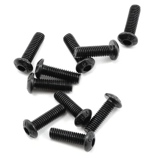 ProTek RC 3x10mm "High Strength" Button Head Screws (10)