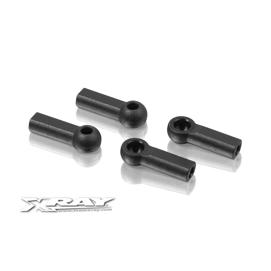 XRAY COMPOSITE BALL JOINT 4.9MM - CLOSED WITH HOLE (4)