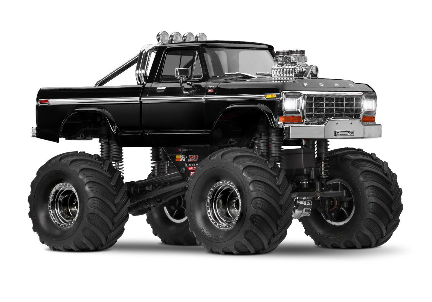 Traxxas-TRX-4MT Chevrolet K10 Monster Truck Black 98064-1