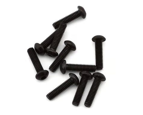EcoPower 2.5mm "High Strength" Steel Button Head Screws (10) (2.5x10mm)