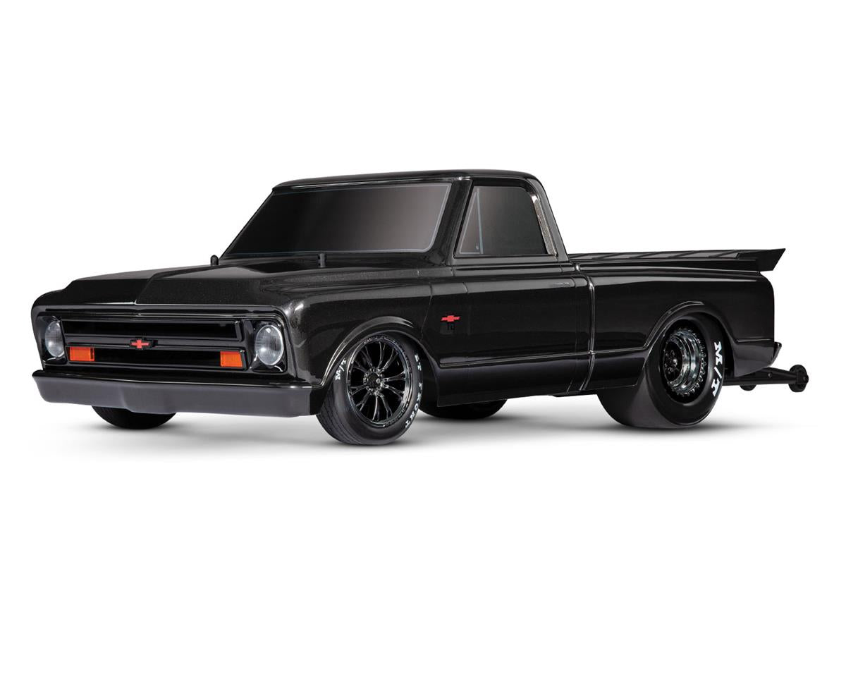 Traxxas Drag Slash 1/10 2WD RTR No Prep Truck w/1967 Chevrolet C10 Body w/TQi 2.4GHz Radio & TSM Black