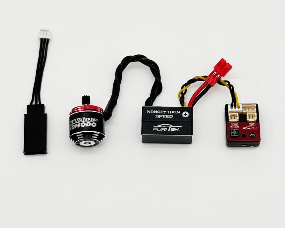 Furitek Axial SCX30 Nanomodo Speed 2026 PNP Brushless Power System Combo w/Micro SLT2 Receiver