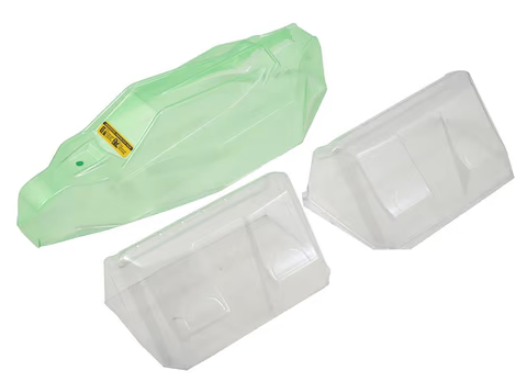 JConcepts B6/B6D "P2" High-Speed Body w/6.5" Aero Wing (Clear) (Light Weight)