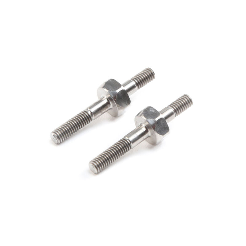 TLR Shock Standoff, Carbon Tower, Titanium (2): 22 5.0