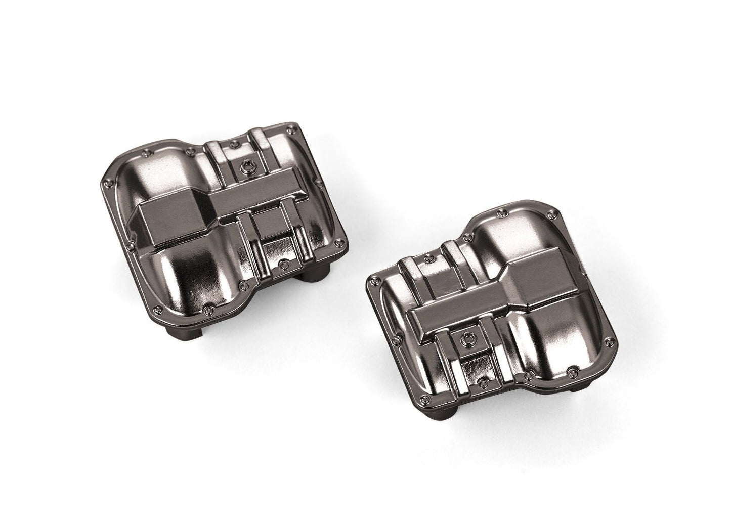 TRAXXAS TRX4M AXLE COVER (2) BLACK CHROME