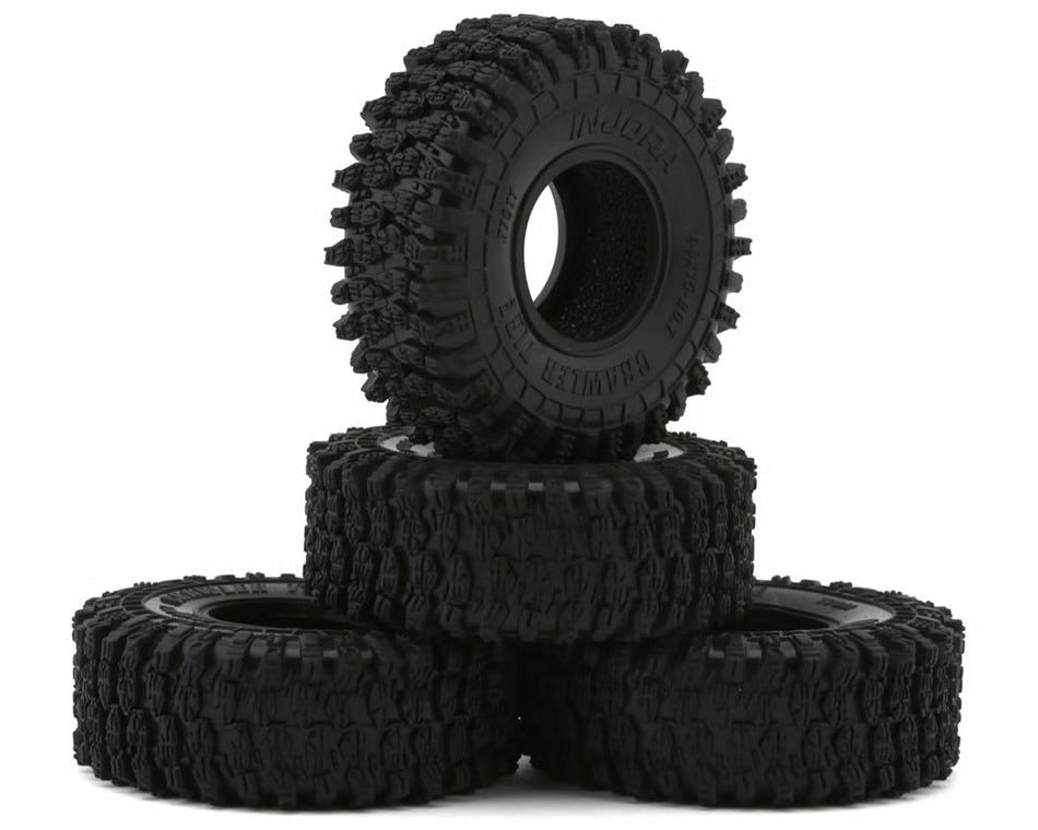 Injora 0.7" "Crawler" Micro Rock Crawler Tires (4) (40mm OD) (S5) w/Foam Inserts