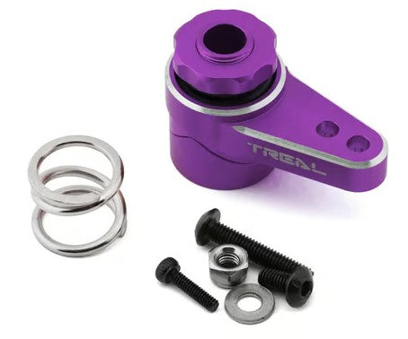 TREAL Treal Hobby Losi LMT Aluminum Servo Saver (25T) (Purple) TLHTLMT-138