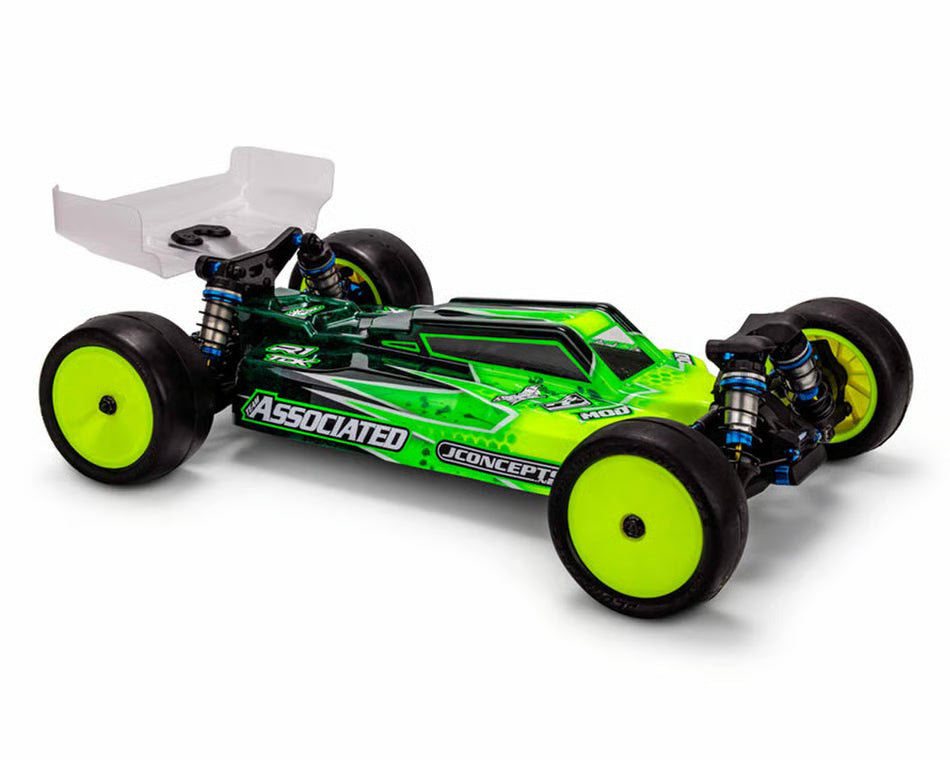 JConcepts Associated RC10B84 "F2" 1/10 4WD Buggy Body w/Turf Wing (Clear) (Light Weight)