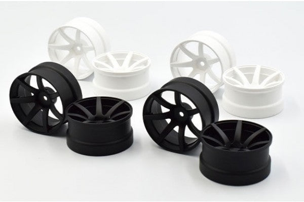 REVE D DRIFT WHEEL "JD7"; MATTE BLACK; OFFSET 6mm (RW-JD7MK6)