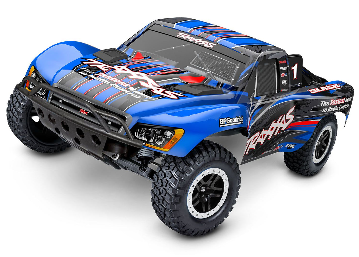 TRAXXAS Slash 2WD BL-2s: 1/10 Scale Short Course Truck BLUE 58134-BLUE