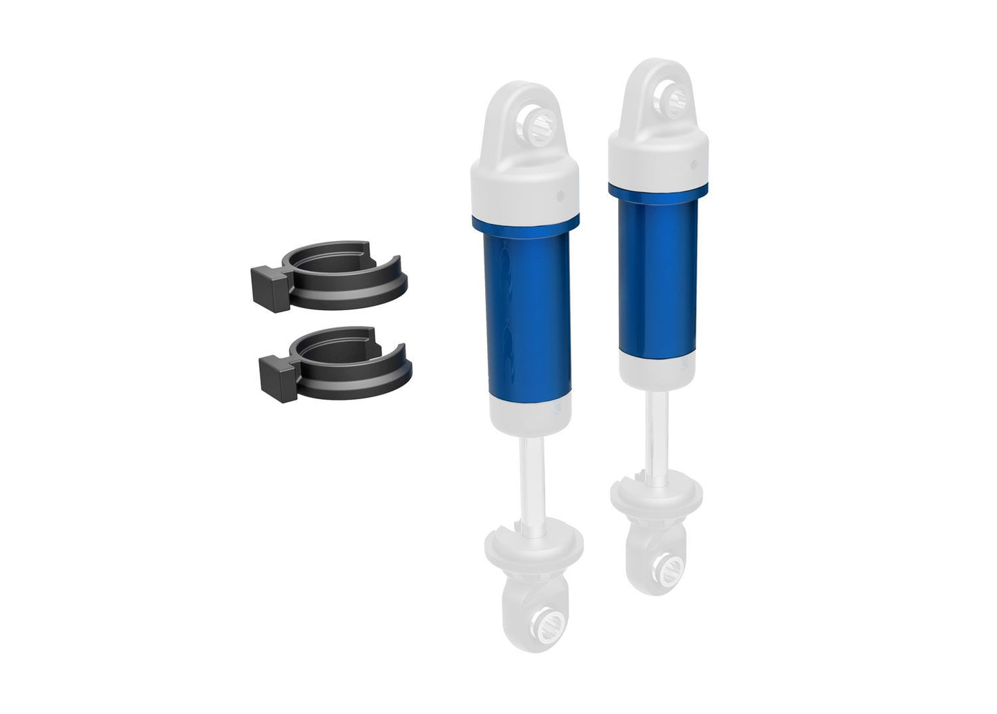 TRAXXAS TRX4M SHOCK BODY BLUE