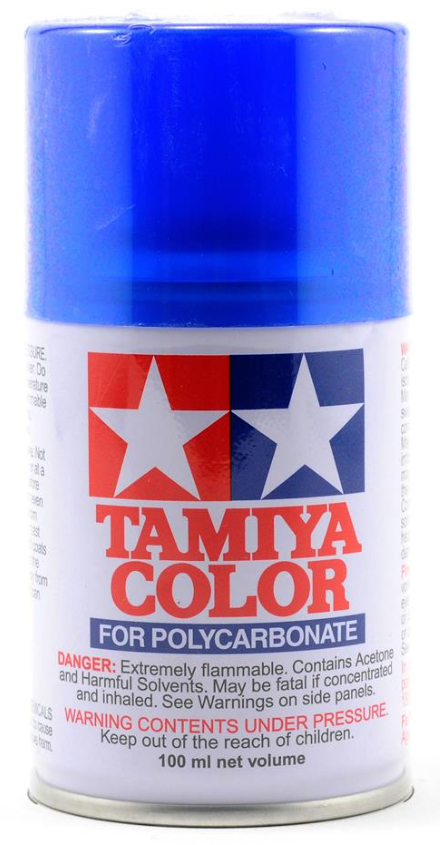 Tamiya PS-38 Translucent Blue Lexan Spray Paint (100ml) TAM86038