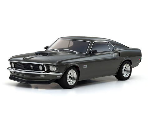Kyosho Fazer Mk2 1969 Ford Mustang Boss 429 Electric 4WD 1/10 RTR Touring Car (Black Jade) w/Syncro KT-231P 2.4GHz Radio