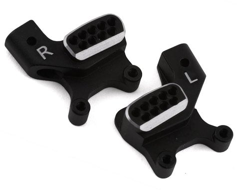 Samix SCX24 Aluminum Rear Shock Plate Set (Black)