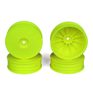 DE RACING Slim Speedline Buggy Wheels, Front, Yellow 4pcs