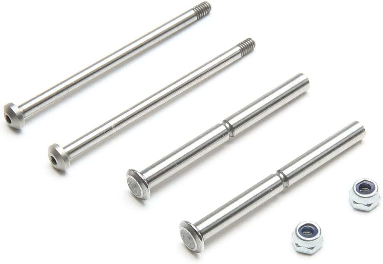 TLR Front Hinge Pin and King Pin Set, Polished: All 22