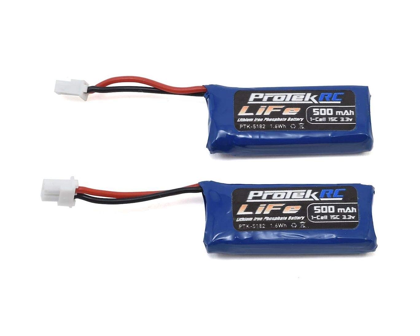 ProTek RC 2x1S Sport Race 15C Stick LiFe Battery (3.3V/500mAh) (Kyosho Mini-Z)