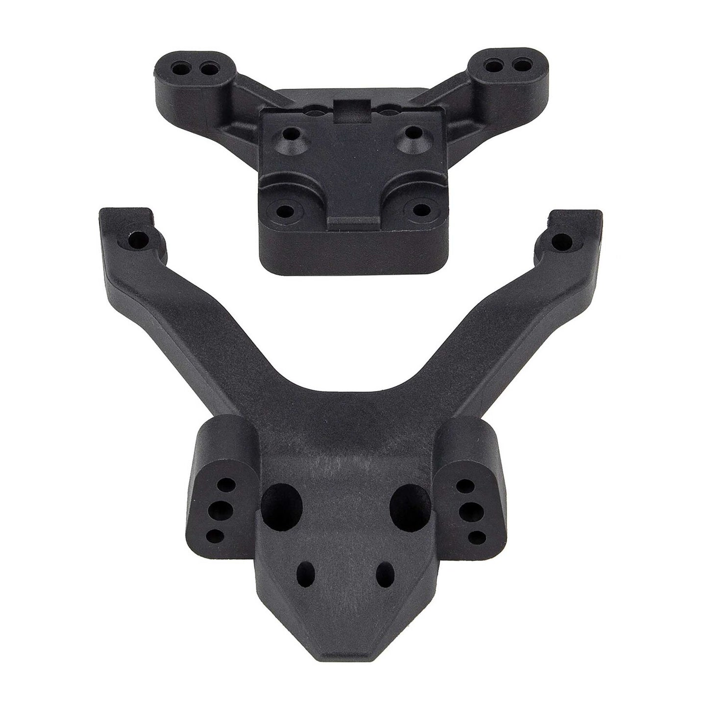 Team Associated B6.4/B6.4D Factory Team Top Plate & Ball Stud Mount (Carbon)