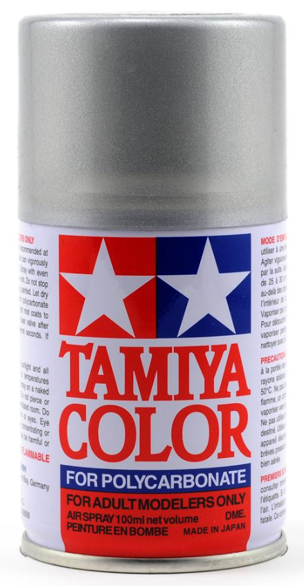 Tamiya PS-36 Translucent Silver Lexan Spray Paint (100ml) TAM86036
