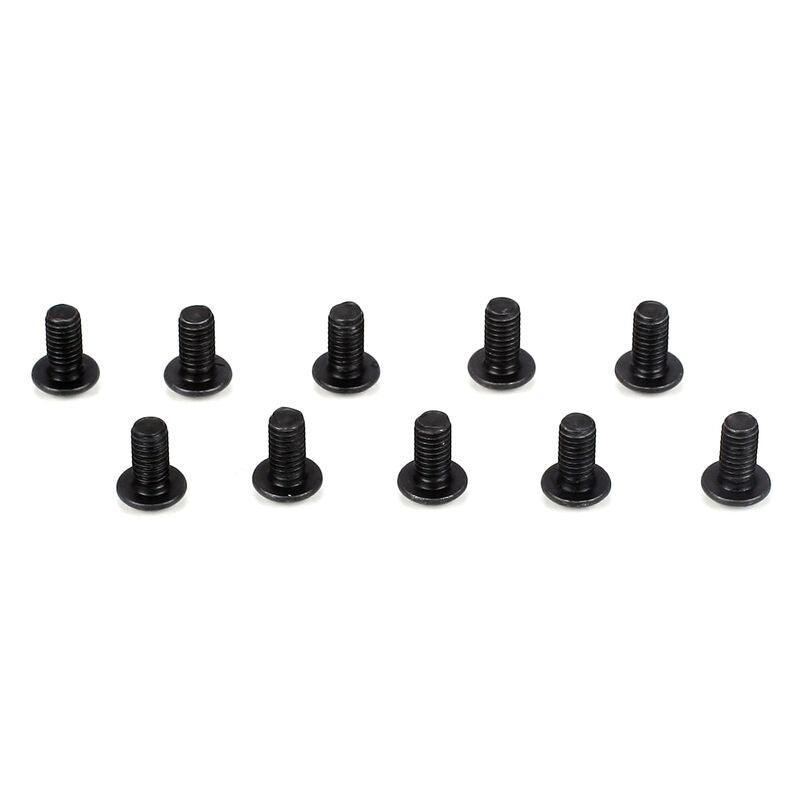 TLR Button Head Screws, M3 x 6mm (10)