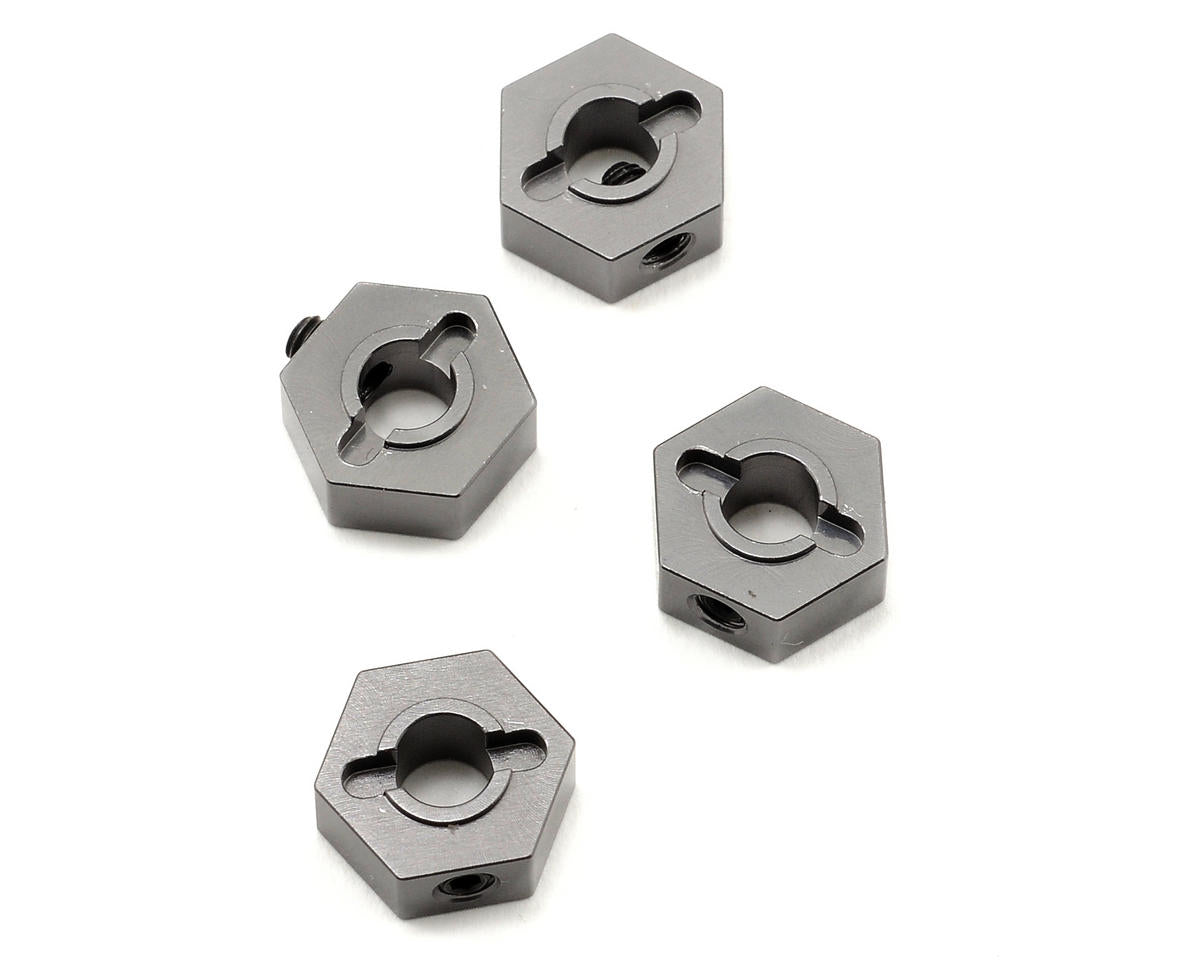ST Racing Concepts Traxxas 4Tec 2.0 Aluminum Hex Adapters (4) (Silver)