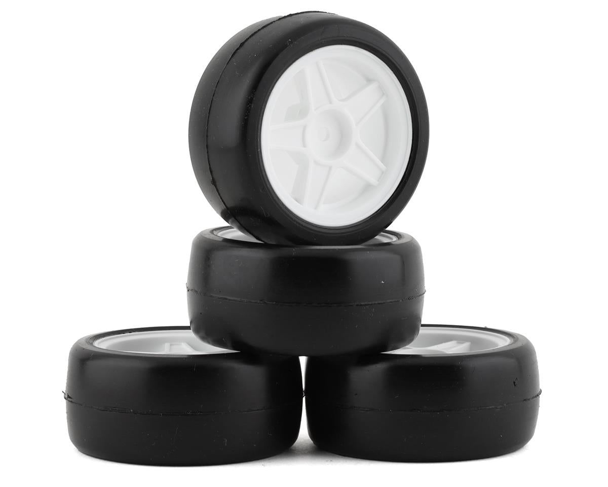 Rush M-Chassis Pre-Glued Mini Tires (4) (40 Shore)