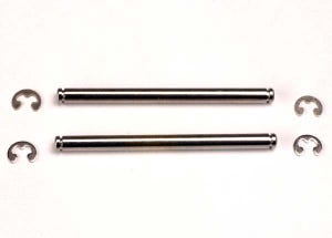 TRAXXAS Suspension pins, 44mm (2) w/ e-clips