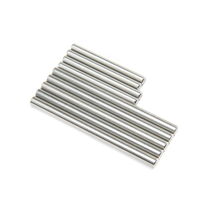 TLR Hinge Pin Set, Polished: 22X-4 TLR234124