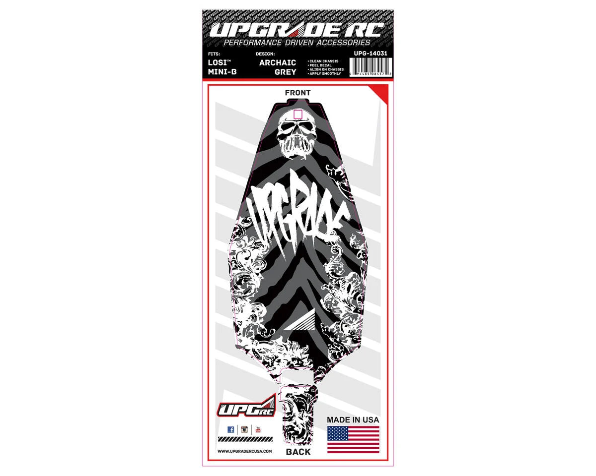 UpGrade RC Chassis Protector for Losi® Mini-B™ (Archaic Grey) (1)