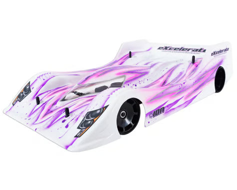 eXcelerate Mach HD10 1/10 Pro 10 Pan Car Body (Clear) (235mm) (.020")