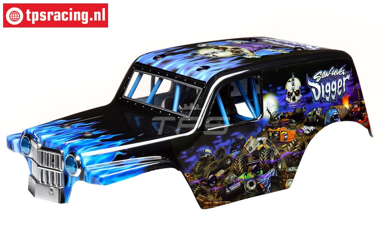 LOSI Body Set, Painted Son Uva Digger: LMT