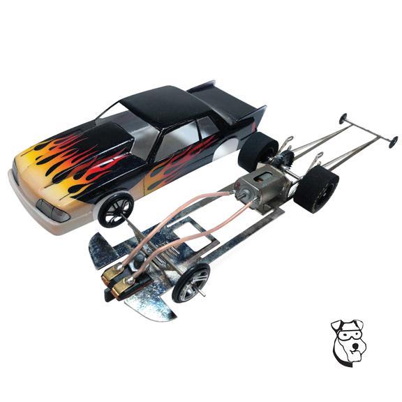 Mid America 1/24 3-N-1 Mustang LX Drag RTR Car