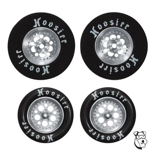 MID AMERICA PREDATORS .980" FRONTS AND 1-1/16" DIA. X .400" WIDE REARS - SILVER SET