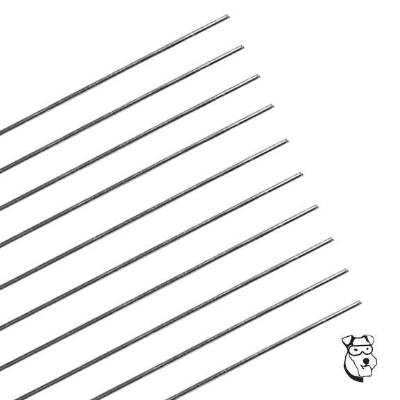 Music Wire - Nickel Plated .032" Dia. x 12" Long (10 Pcs)