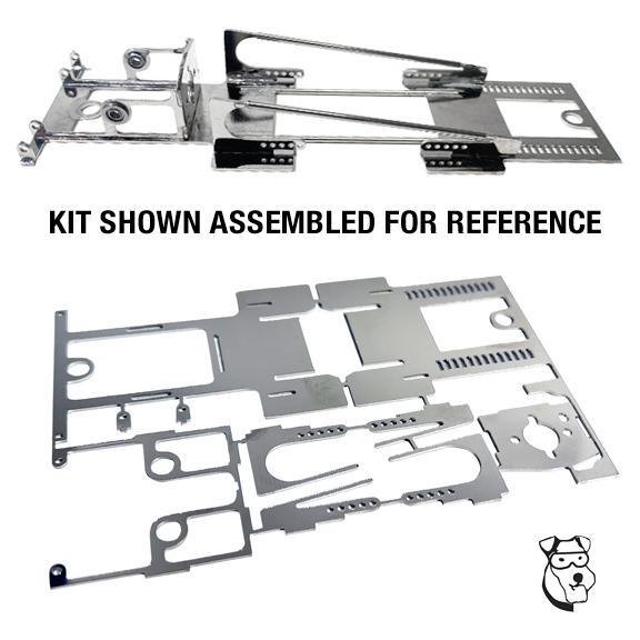 MID AMERICA 1/24 Front Wheel Drive Inline Drag Chassis Kit - Unassembled