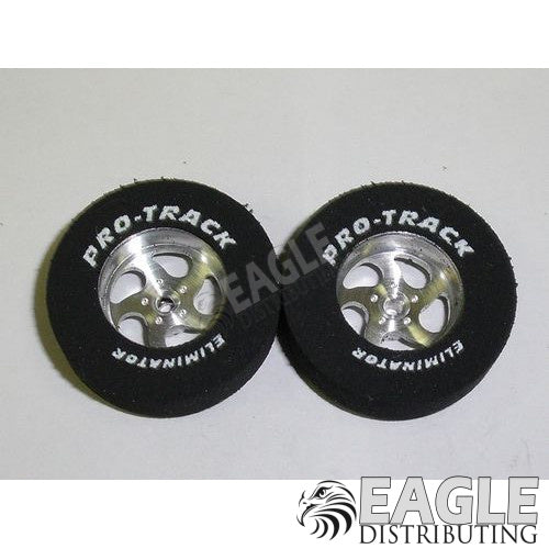 3/32 x 1 3/16 x .435 3D silver Drag Wheels