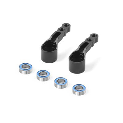 ALU STEERING ARM FOR 1-PIECE CHASSIS - SWISS 7075 T6 (2)