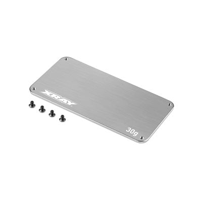 STAINLESS STEEL WEIGHT FOR ELECTRONICS FOR 1-PIECE CHASSIS 30g